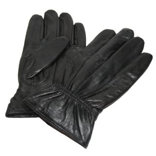 Leather In Chicago, Inc. Hollywood Tag Womens Black Leather Winter Gloves Black Size XL