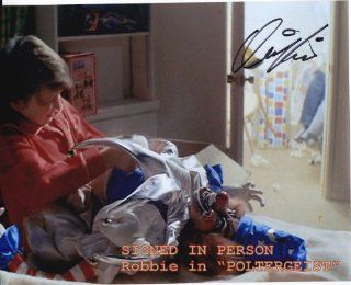 8 x 10 autographs   Oliver Robins "Robbie" from POLTERGEIST  Key Tags And Chains 