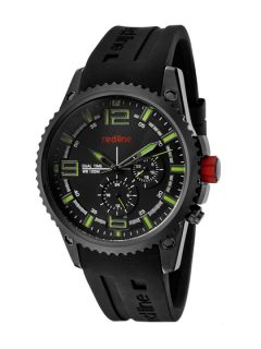Mens Boost Silicone Strap Watch by Red Line