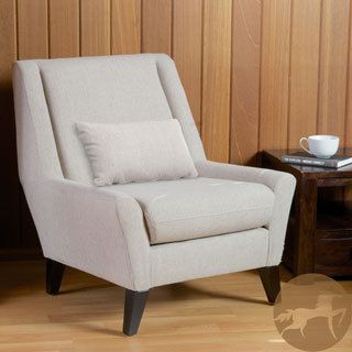 Christopher Knight Home Naomi Beige Fabric Accent Chair