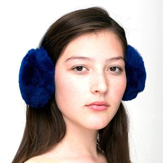 American Apparel American Apparel Ear Muffs Blue Size One Size Fits Most
