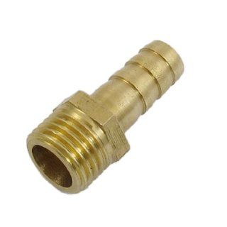 8mm x 13mm Fuel Gas Hose Barb Male Thread Straight Coupling Fitting