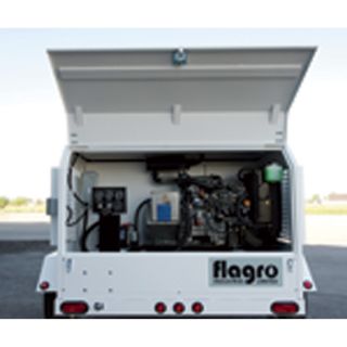 Flagro USA Self-Contained Heater Trailer — 390,000 BTU, Diesel, Model# FVO-400TR  Diesel Heaters