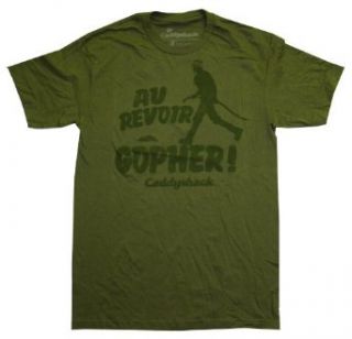 Caddyshack Au Revoir Gopher Funny Movie Adult T Shirt Tee Movie And Tv Fan T Shirts Clothing