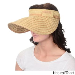 Magid Hats Womens Striped Roll up Sun Visor