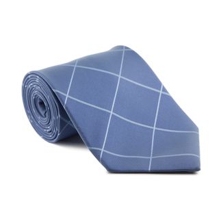 Mens Blue Pattern Necktie