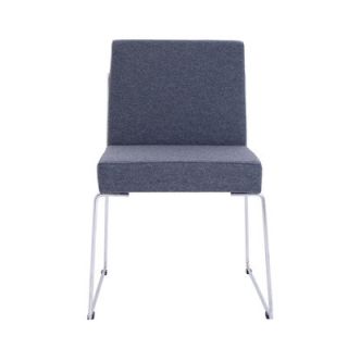 Nuans Astoria Side Chair 100 CN1 Upholstery Wool   Dark Grey