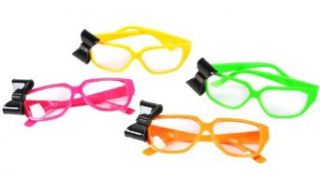 Neon Nerd Glasses with Bow Party Accessory Toys & Games