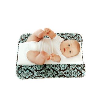 Ah Goo Baby The Plush Pad Memory Foam Changing Pad in Vintage In Blue PPBLA V