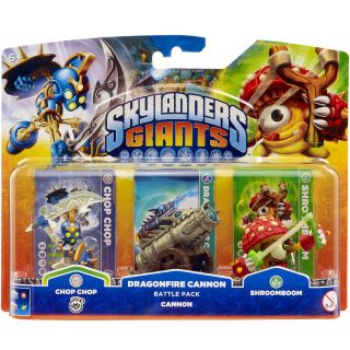 Skylanders Giants Battle Pack (Includes Chop Chop, Shroomboom and Cannon Piece)      Games