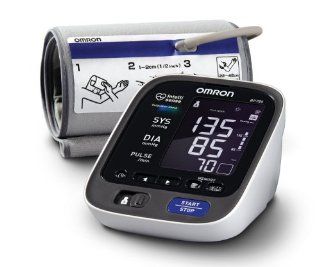 Omron BP785 10 Series Upper Arm Blood Pressure Monitor, Black/white Health & Personal Care