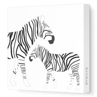Avalisa Animal   Zebra Stretched Wall Art Zebra
