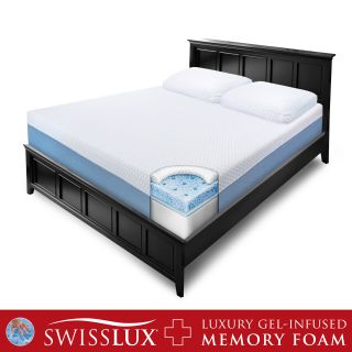 Swisslux 10 inch Twin size Gel Memory Foam Mattress