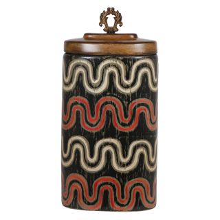 Privilege Large Wave Design Brown Ceramic Vase