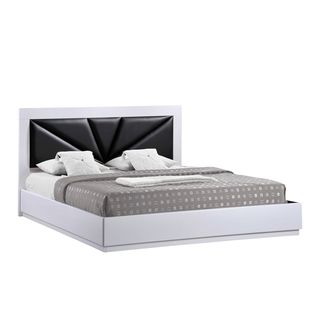 Global Furniture Usa White High Gloss Queen Bed White Size Queen