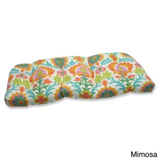 Pillow Perfect Santa Maria Outdoor Wicker Loveseat Cushion