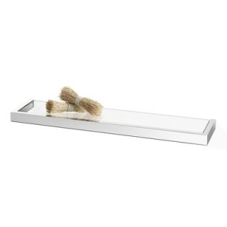 ZACK Linea Bathroom Shelf 400 Size 1 H x 23.62 W x 5.12 D