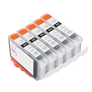 Sophia Global Compatible Ink Cartridge Replacement For Canon Bci 6 (5 Black)