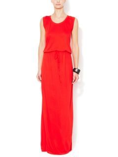 Jersey Belted Maxi Dress by Atwell