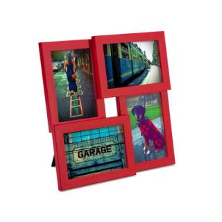 Umbra Pane Four Opening Collage Picture Frame 317150 410 / 317150 505 Color Red