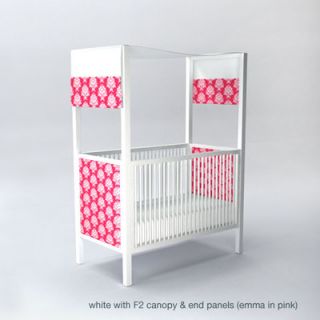 ducduc Cabana Canopy Crib CabCrib Clr Finish White