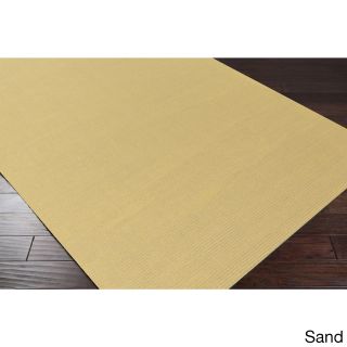 Surya Carpet, Inc. Hand loomed Owens Casual Solid Area Rug (8 X 11) Beige Size 8 x 11
