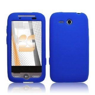 Blue Gel Skin Case for HTC Freestyle Cell Phones & Accessories