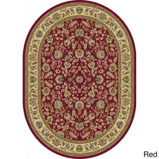 Lagoon Oval Traditional Area Rug (53 X 73)