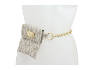 MICHAEL Michael Kors Michael Kors Logo Belt Bag w/ Chain Womens Belts (Bone)