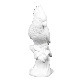 White Ceramic Parrot