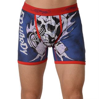 Ed Hardy Mens Rock Red Boxer Briefs