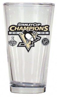 Hunter Pittsburgh Penguins 2009 Stanley Cup Champions Pint Glass   Pittsburgh Penguins 17 Ounces  Beer Glasses  Sports & Outdoors