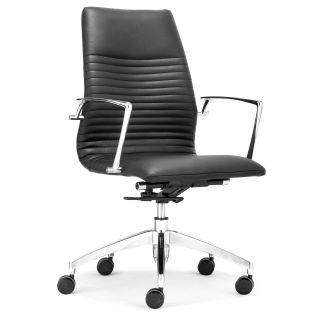 Lion Low Back Black Office Chair