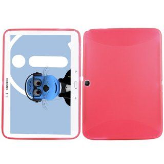 iTALKonline Samsung Galaxy Tab 3 10.1 P5200 Slim Grip S Line TPU Gel Case Soft Skin Cover   Pink Computers & Accessories