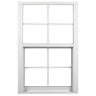 Ply Gem 1600 Series Aluminum Double Pane Single Hung Window (Fits Rough Opening 37 in x 50.625 in; Actual 36 in x 49.625 in)