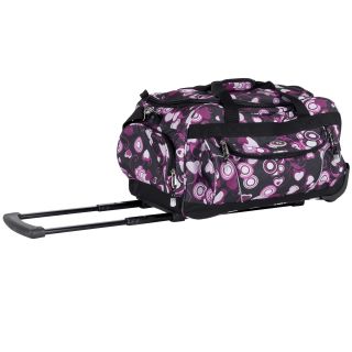 Calpak Champ Pink Love 21 inch Carry On Rolling Upright Duffel Bag