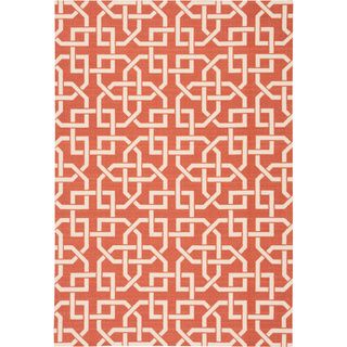 Nourison Home And Garden Indoor/outdoor Rust Rug (10 X 13)