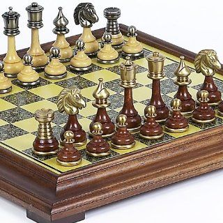 Bello Italiano Chessmen & Salvatori Chess Board From Italy Toys & Games