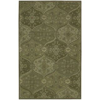 Nourison Hand tufted India House Green Rug (36 X 56)