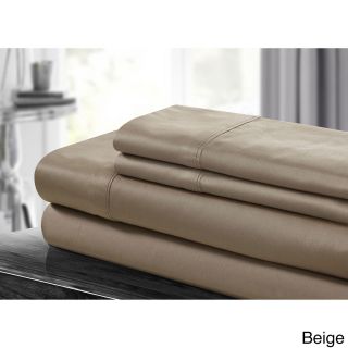 Chic Chic Home 500 Thread Count Cotton 4 piece Sheet Set Off White Size King