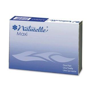 Naturelle Stayfree Maxi Pad,Contoured Shape, Individually Wrapped   250 / Carton   White Health & Personal Care