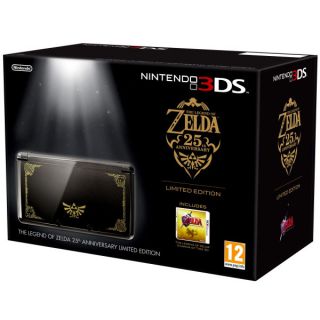 The Legend Of Zelda 25th Anniversary Limited Edition Nintendo 3DS Console (Includes Ocarina Of Time 3D)      Games Consoles