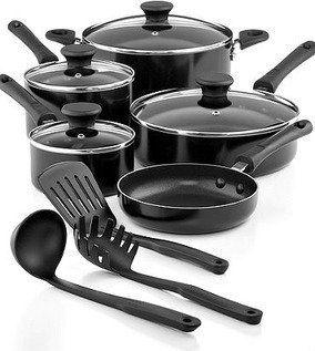 Tools of the Trade Nonstick Aluminum Cookware   12 Piece Set Kitchen & Dining