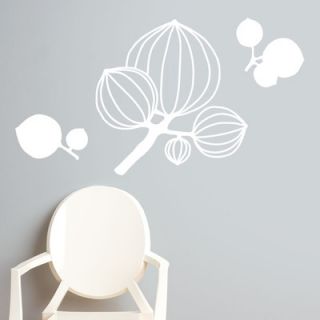 ADZif Spot Murmansk Flowers Wall Decal S3330R Color White