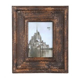 Privilege Privilege 5x7 inch Reclaimed Wood Photo Frame Brown Size 5x7