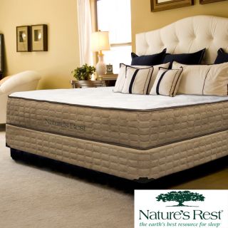 Natures Rest Natures Rest Repose King size Firm Latex Mattress And Foundation Set White Size King