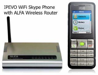 IPEVO S0 20 Wi Fi Phone for Skype + Alfa 400mW Wi Fi Router 2.4 GHz (802.11b/g) Computers & Accessories