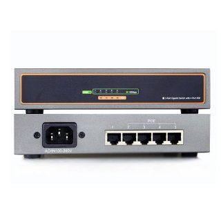 SaferGuard 4 Port 802.3at 10/100Mbps Fast Ethernet POE Switch Computers & Accessories