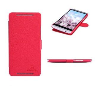 Nikay Nillkin Fresh Style Ultra Thin Mix Flip Pu Leather Cover Hard Case with Nikay NFC Tag for HTC One Max (Fresh Style, Red) Cell Phones & Accessories
