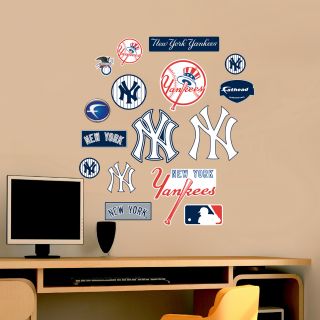 Fathead Fathead Jr. Yankees Logosheet Wall Decals Multi Size Medium